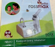 Inhalator tłokowy Rossmax NB80 cichy, mały, dla dzieci - j.nowy