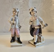 Figurki porcelanowe styl KPM Berlin młodzieńcy Martius December miesiące