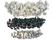 UMYTY Grys Kamień ozdobny biały,czarny  SZARY ogrodowy 16-22MM