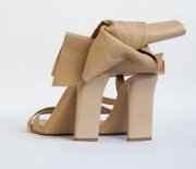 Maison Martin Margiela MM6 szpilki skóra kokarda 