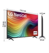 Nowy Telewizor LG Smart TV 50 cali 50NANO82T6B 50" LED 4K na gwarancji