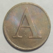 Żeton do automatu telefonicznego PRL 1990  Nr 117