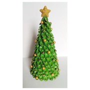 Choinka dubajska zielona 22 cm ozdoba świąteczna figurka handmade