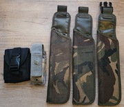 3 pochwy na noże z demobilu i 2x pokrowce