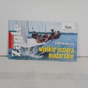 Wielkie jeziora mazurskie. Mapa turystyczna 