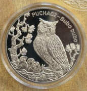 20 zł 2005 r. PUCHACZ - Zwierzęta Świata.   + Folder *WYPRZEDAŻ 