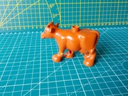 Lego DUPLO figurki zwierzątek: krowa brązowa