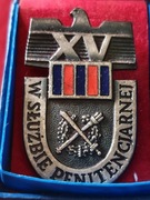 Unikat,odznaka Służby więziennej za XVlat-lata 60-PRL-oryginal +pudełko!!!