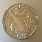 Moneta 100 Koron Republika Czechosłowacka 1949