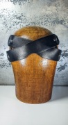 Seksowna maska na oczy czarna BDSM zabawa party
