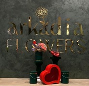 Lustrzane logo z plexi na ściane złote lub srebrne, do biura/recepcji