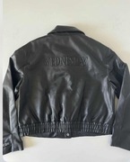 Kurtka WEDNESDAY  – czarna, skórzana, limitowana kolekcja Rozmiar 152 cm