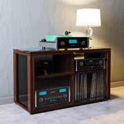 Szafka audio komoda hifi na gramofon płyty winylowe FOS