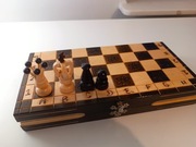 Szachy / warcaby  drewniane 29x29 turniejowe 