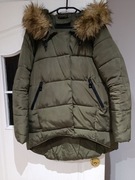 Kurtka zimowa damska butelkowa zieleń, rozmiar M