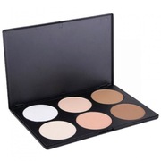 Paleta korektorów / konturów do makijażu pudrowego