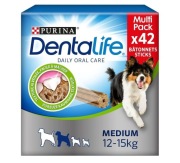 Karton zbiorczy przysmaków dla psa dentalife 42 sztuki 