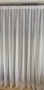 Firana z woalu gładkiego 1,5m / 2 czesci 3m