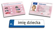 Tablice rejestracyjne z imieniem + Prawo Jazdy
