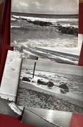 Zestaw pocztówek vintage czarno-białe lata 60 Bałtyk morze