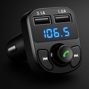 Zestaw głośnomówiący 12V do samochodu z Bluetooth, USB i SD