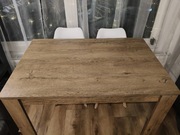 Używany stół VEDDE 80x120 ciemny dąb dziki