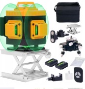 POZIOMICA LASEROWA 360 STOPNI 4D SAMOPOZIOMUJĄCY LASER KRZYŻOWY AKUMULATOR