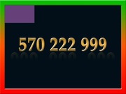 570 222 999 ZŁOTY NUMER STARTER PLAY ŁATWY NA KARTĘ PREPAID GSM