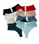 Damskie koronkowe stringi