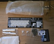 Amiga 500, 600,1200 Klawisze Keycaps z a1200.net Zestaw Biało-Transparentny