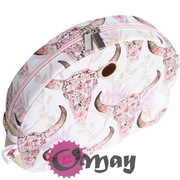 Beżowy organizer do Obag MOON LIGHT rogacze boho róż pudrowy beż OMAY