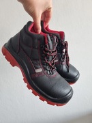 Buty robocze damskie obuwie ochronne max popular red wysokie za kostkę