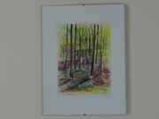 Obraz ,,Drzewa " Monica Gube z 1985