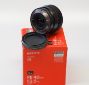 Obiektyw SONY FE 40mm F2.5G JAK NOWY GW W-Wa