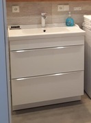 Szafka nowa pod umywalkę plus umywalka z syfonem komplet 80cm