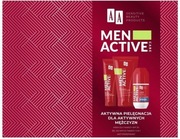 AA Zestaw Prezentowy Men Active 3 Kosmetyki Kulka Krem 50ml Peeling 150ml
