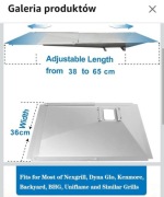 DENMAY uniwersalna wanna do tłuszczu , od 40 do 65cm x 39cm ,weber
