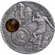 Niue 1 dolar, 2008 Szlak bursztynowy - Gdańsk