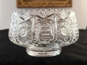 Kryształowa misa, nieduża owocarka miska prl retro kryształy  vintage