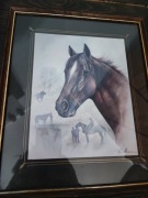 Ruane Mannieg lata 70 obrazek z koniem