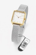 Zegarek damski NOELANI prostokątny złoto-srebrny nowy