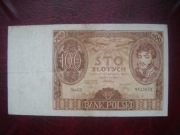 POLSKA BANKNOT 100 zł 1934 r. seria CO