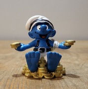 Schleich smerf smurf pirat na skarbie figurka model wycofany z 2013 r.