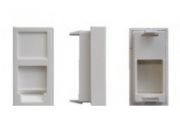 Adapter prosty CobiCabling do modułów 1xRJ45