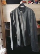 Jack&Jones Kurtka ze skóry naturalnej Szara XL