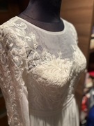 Suknia ślubna nowa z metką  hafty tiul  szyfon zwiewna 