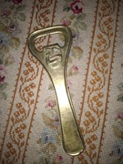 Otwieracz do butelek, piwa kolekcjonerski mosiężny, duży,vintage 