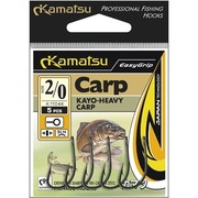 Kamatsu Kayo Heavy Carp 6 Czarny Nikiel Oczko 5PCS