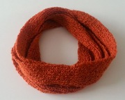 pomarańczowy szalik / komin - 128 cm spo