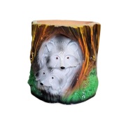 Figura Dekoracja Doniczka z Szopami